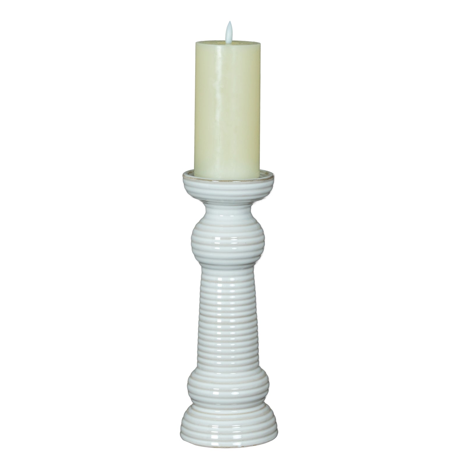 Sile Medium Pillar Candle Holder - Candle Holders from the Quanta Home collection.