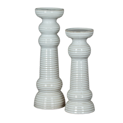 Sile Large Pillar Candle Holder - Candle Holders from the Quanta Home collection.