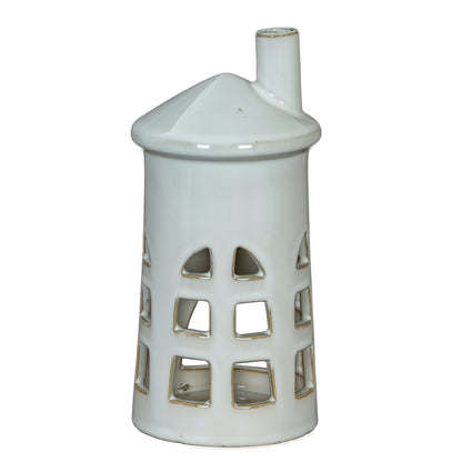 Rhea Medium Lighthouse Tealight Holder - Christmas Candles & Candle Accessories from the Quanta Home collection.