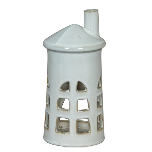 Rhea Medium Lighthouse Tealight Holder - Christmas Candles & Candle Accessories from the Quanta Home collection.