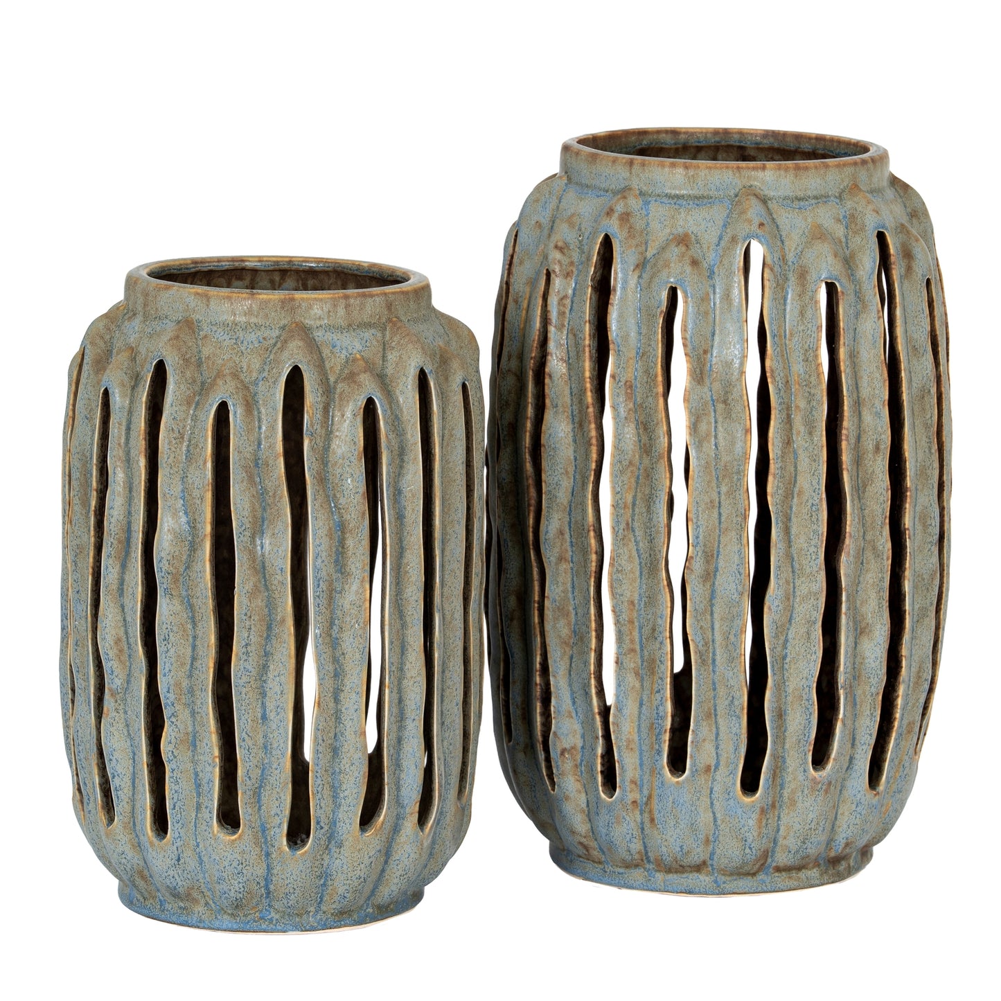 Capella Tall Lantern Candle Holder - Vases from the Quanta Home collection.