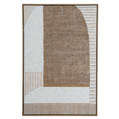 Petra Hand Painted Canvas In Frame - Handpainted Art from the Quanta Home collection.