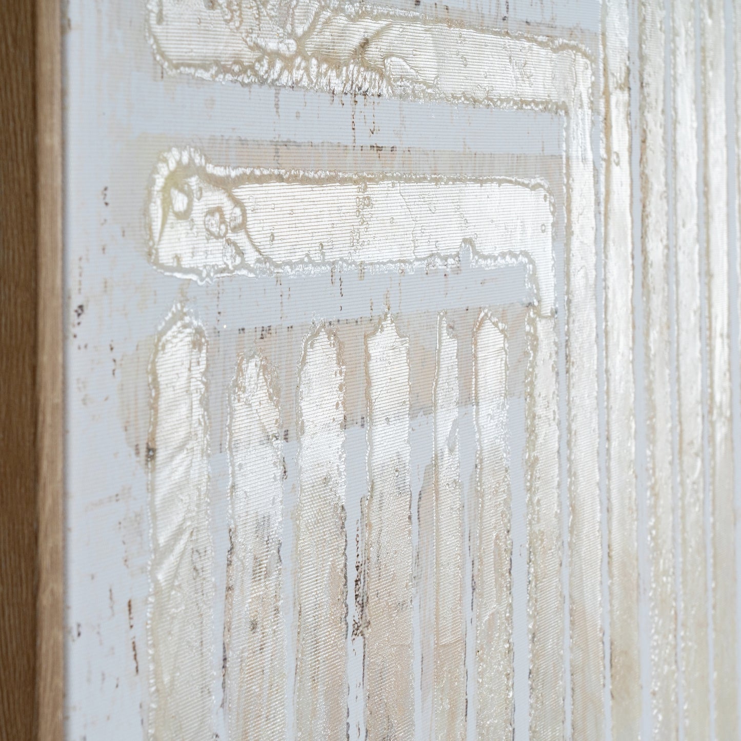 Tellura Hand Painted Canvas In Frame - Handpainted Art from the Quanta Home collection.