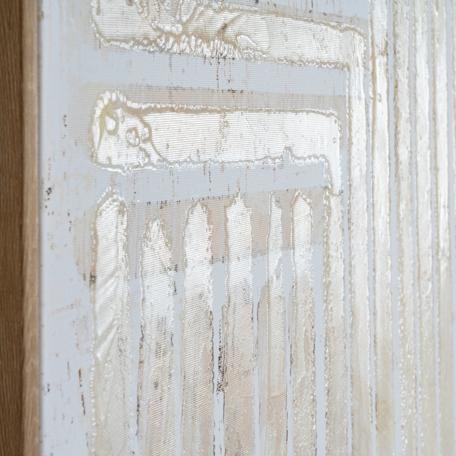 Tellura Hand Painted Canvas In Frame - Handpainted Art from the Quanta Home collection.