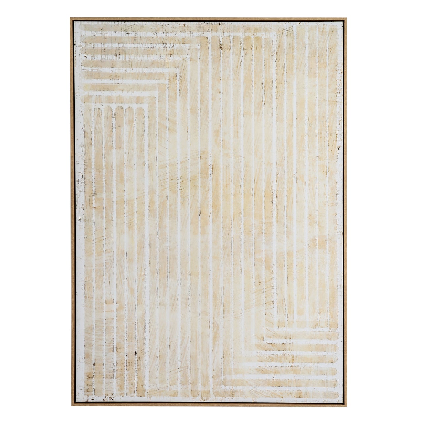 Tellura Hand Painted Canvas In Frame - Handpainted Art from the Quanta Home collection.