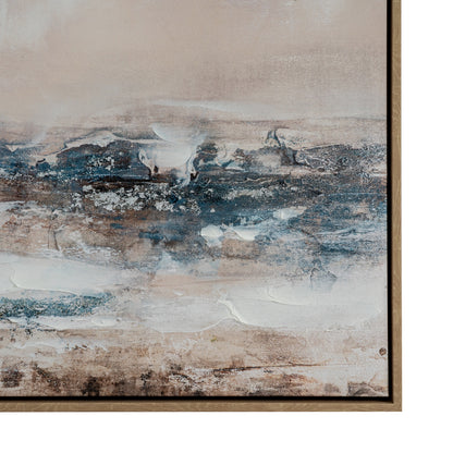 Veydra Hand Painted Canvas In Frame - Handpainted Art from the Quanta Home collection.