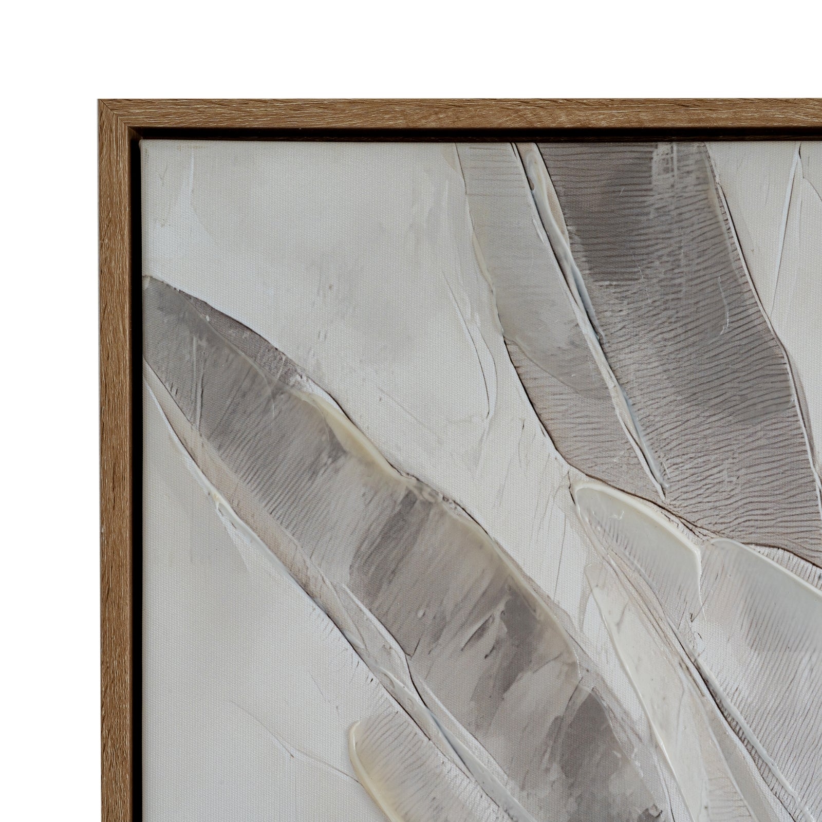 Folira Hand Painted Canvas In Frame - Handpainted Art from the Quanta Home collection.