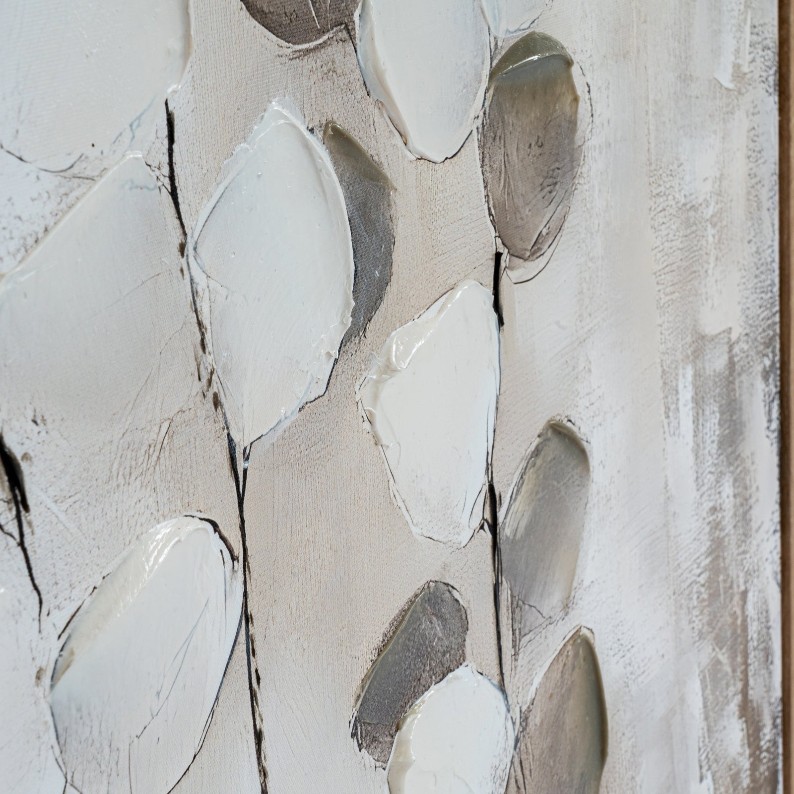 Mistora Hand Painted Canvas In Frame - Handpainted Art from the Quanta Home collection.