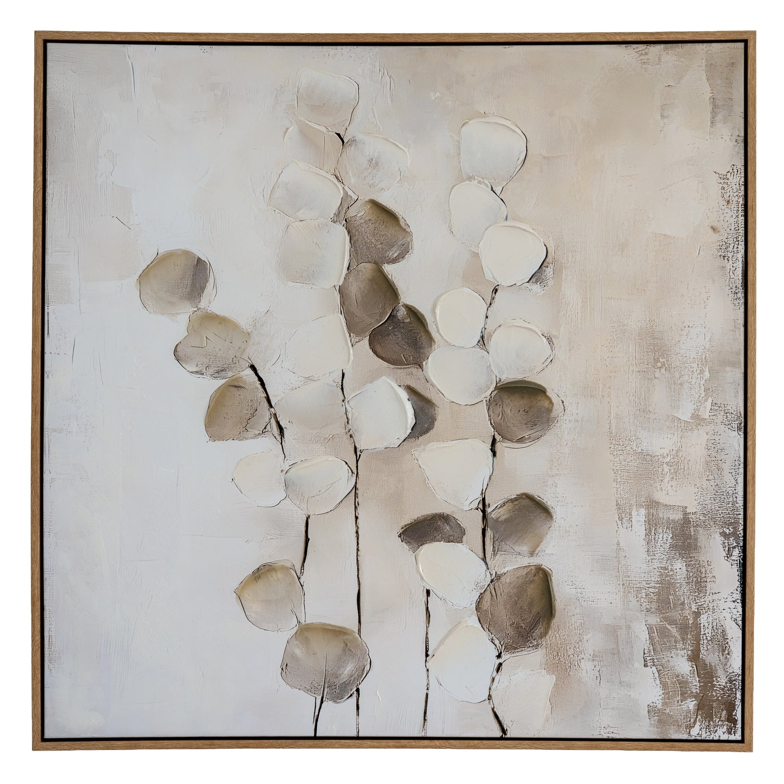 Mistora Hand Painted Canvas In Frame - Handpainted Art from the Quanta Home collection.