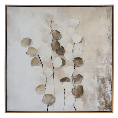 Mistora Hand Painted Canvas In Frame - Handpainted Art from the Quanta Home collection.