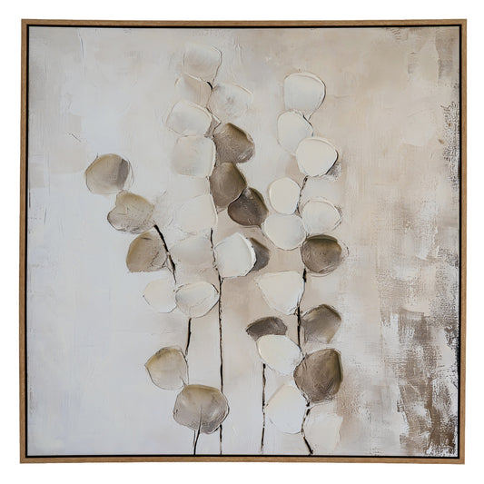 Mistora Hand Painted Canvas In Frame - Handpainted Art from the Quanta Home collection.