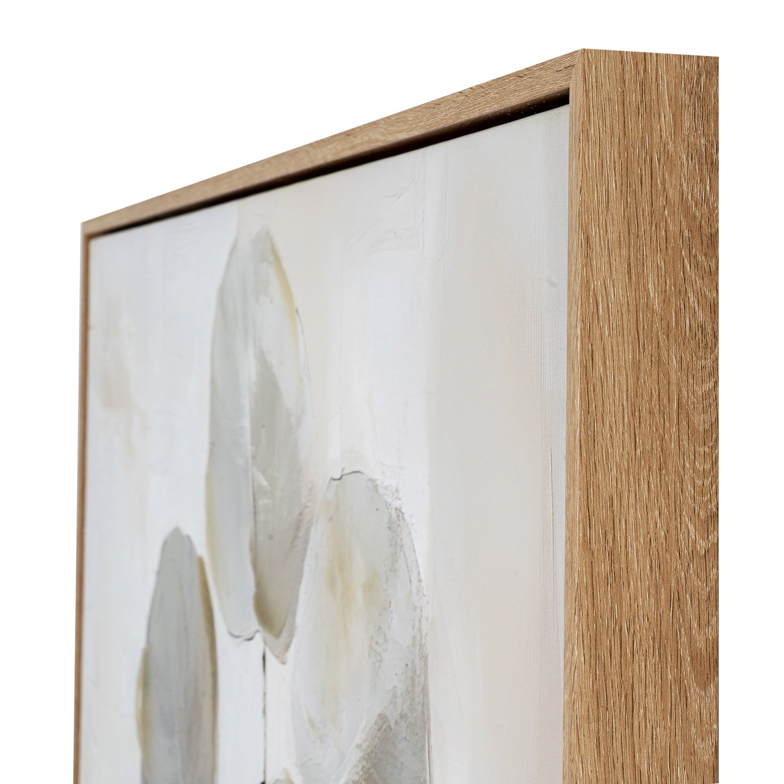 Silvra Hand Painted Canvas In Frame - Handpainted Art from the Quanta Home collection.