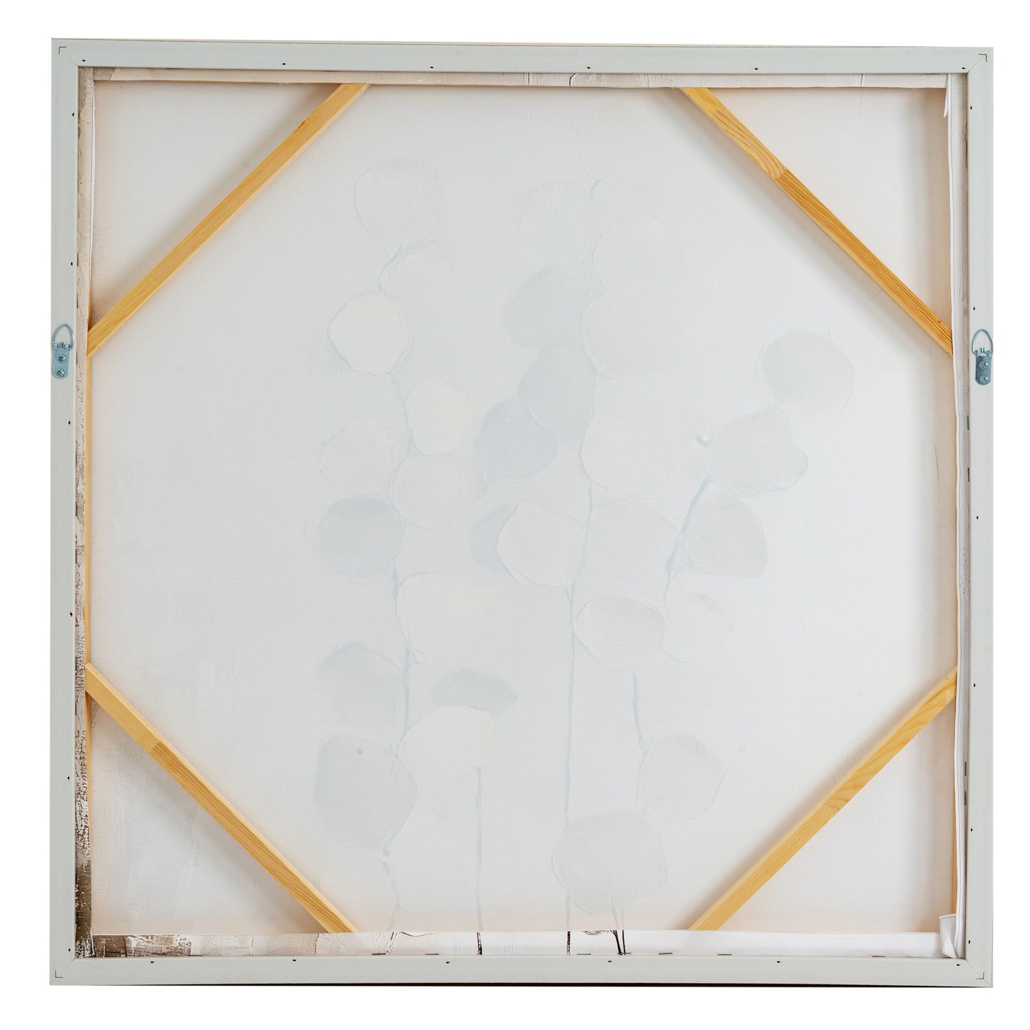 Silvra Hand Painted Canvas In Frame - Handpainted Art from the Quanta Home collection.