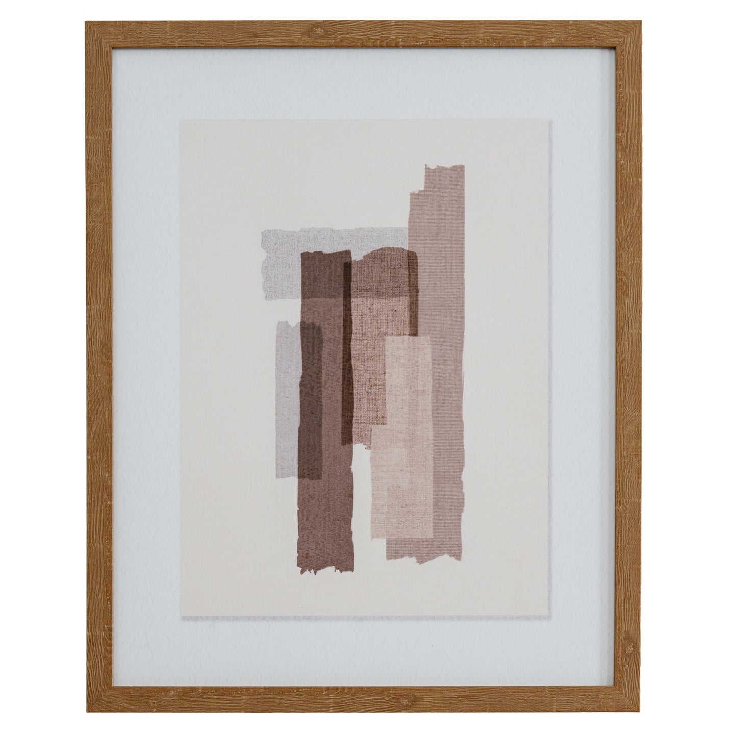 Terran Art Mounted In Wooden Frame - Printed Art from the Quanta Home collection.