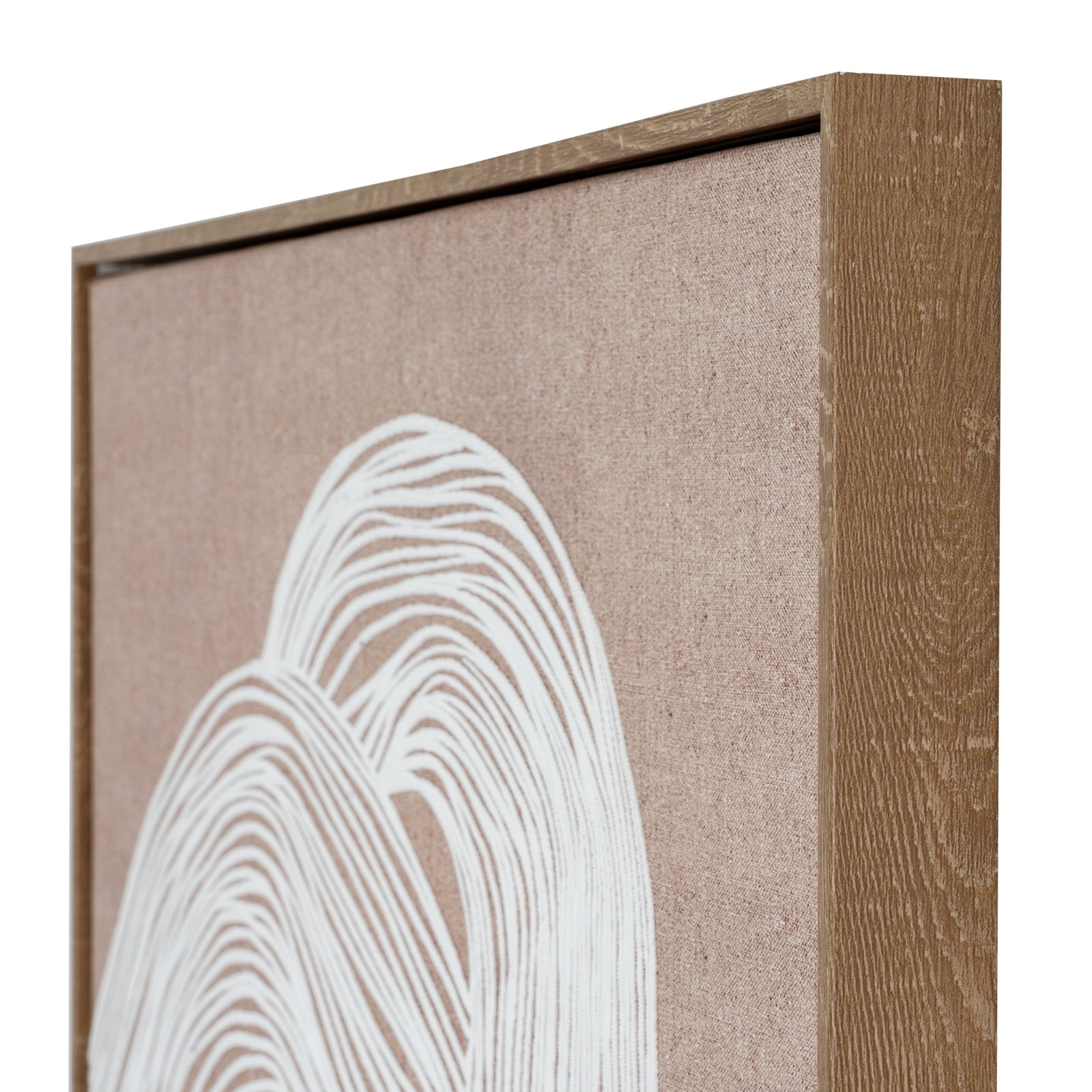 Lunora Line Art In Frame - Handpainted Art from the Quanta Home collection.