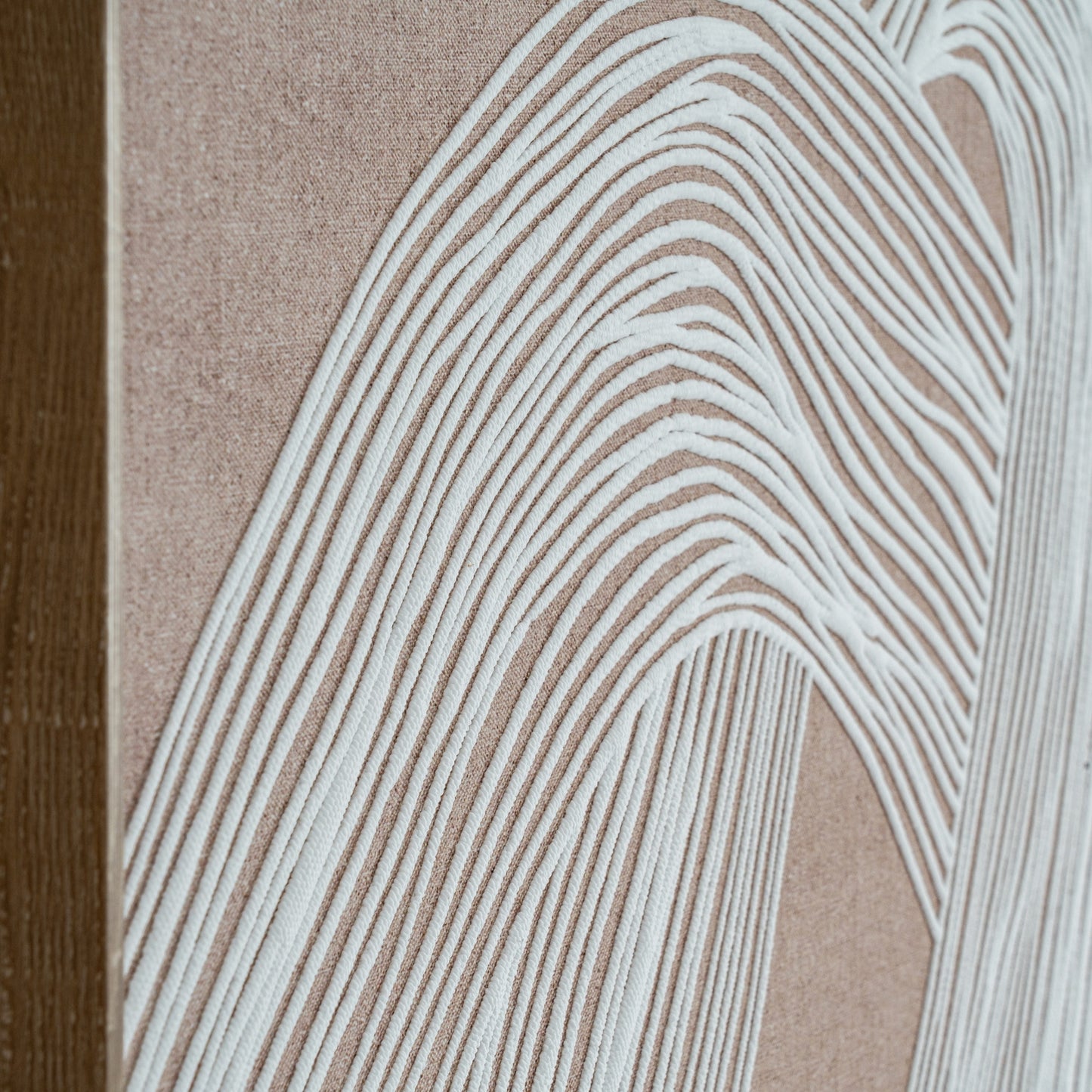 Lunora Line Art In Frame - Handpainted Art from the Quanta Home collection.