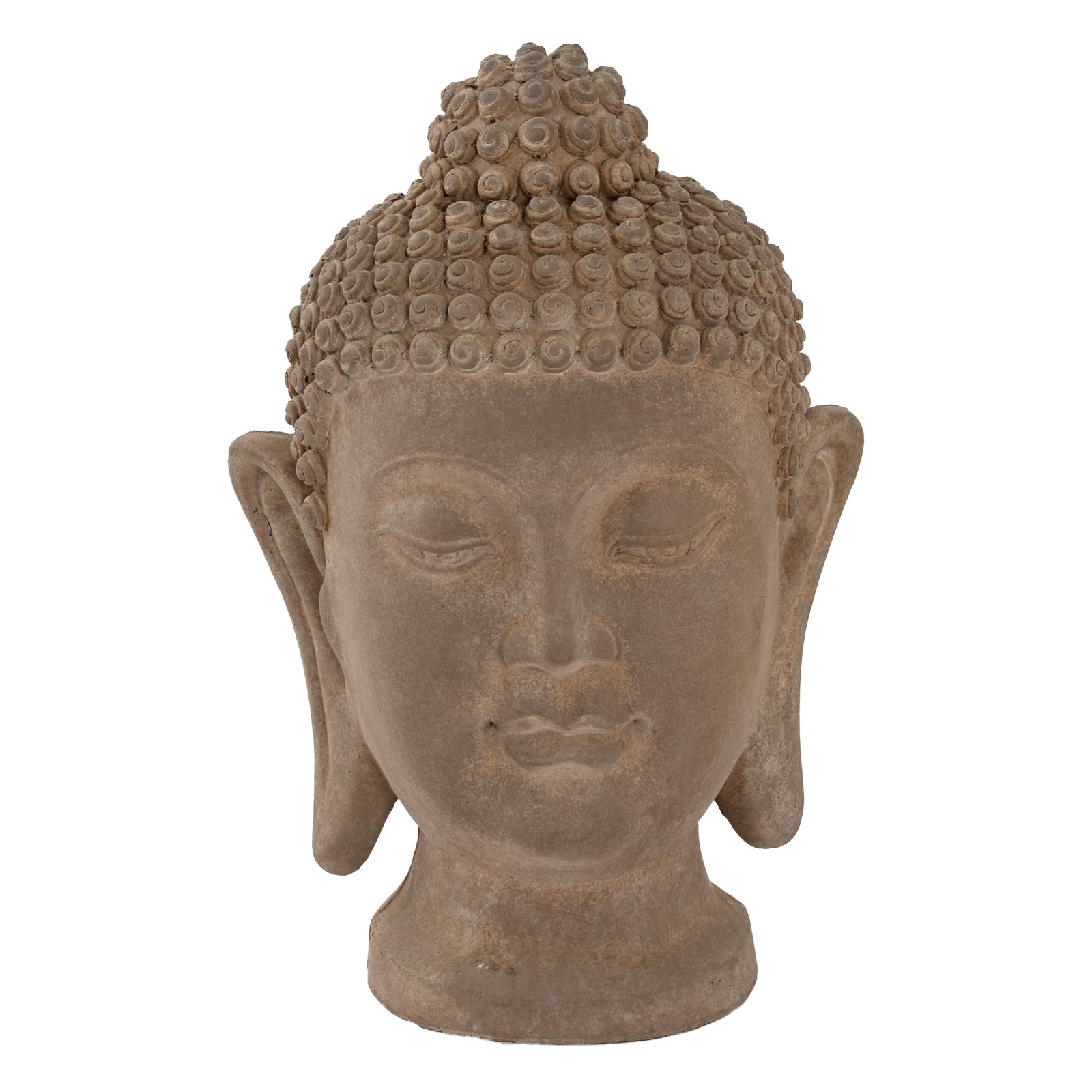 Umber Buddha Head - Indoor Planters from the Quanta Home collection.