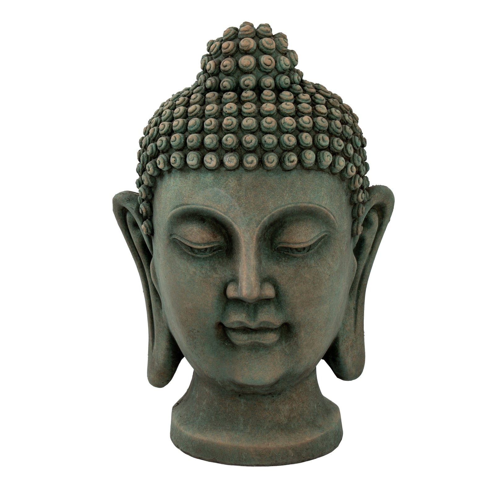 Verdan Buddha Head - Indoor Planters from the Quanta Home collection.