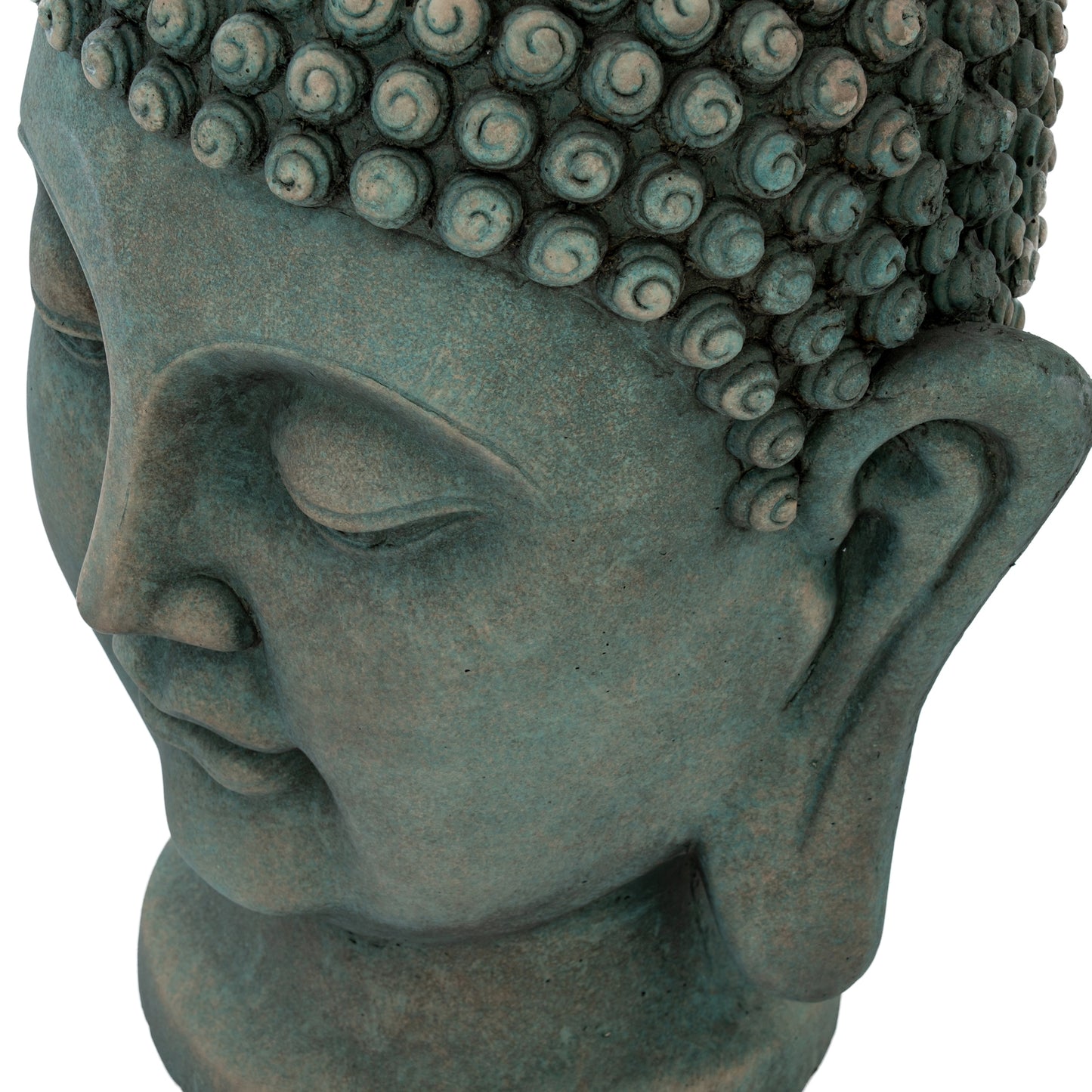 Verdan Buddha Head - Indoor Planters from the Quanta Home collection.