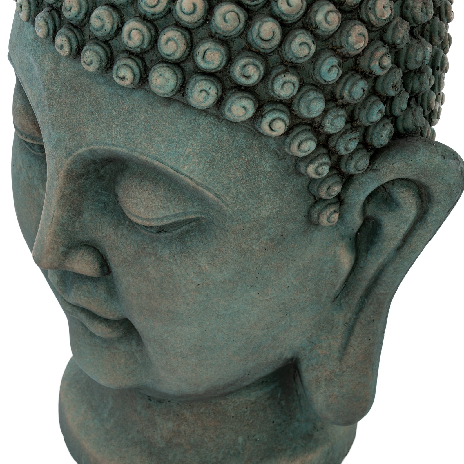 Verdan Buddha Head - Indoor Planters from the Quanta Home collection.
