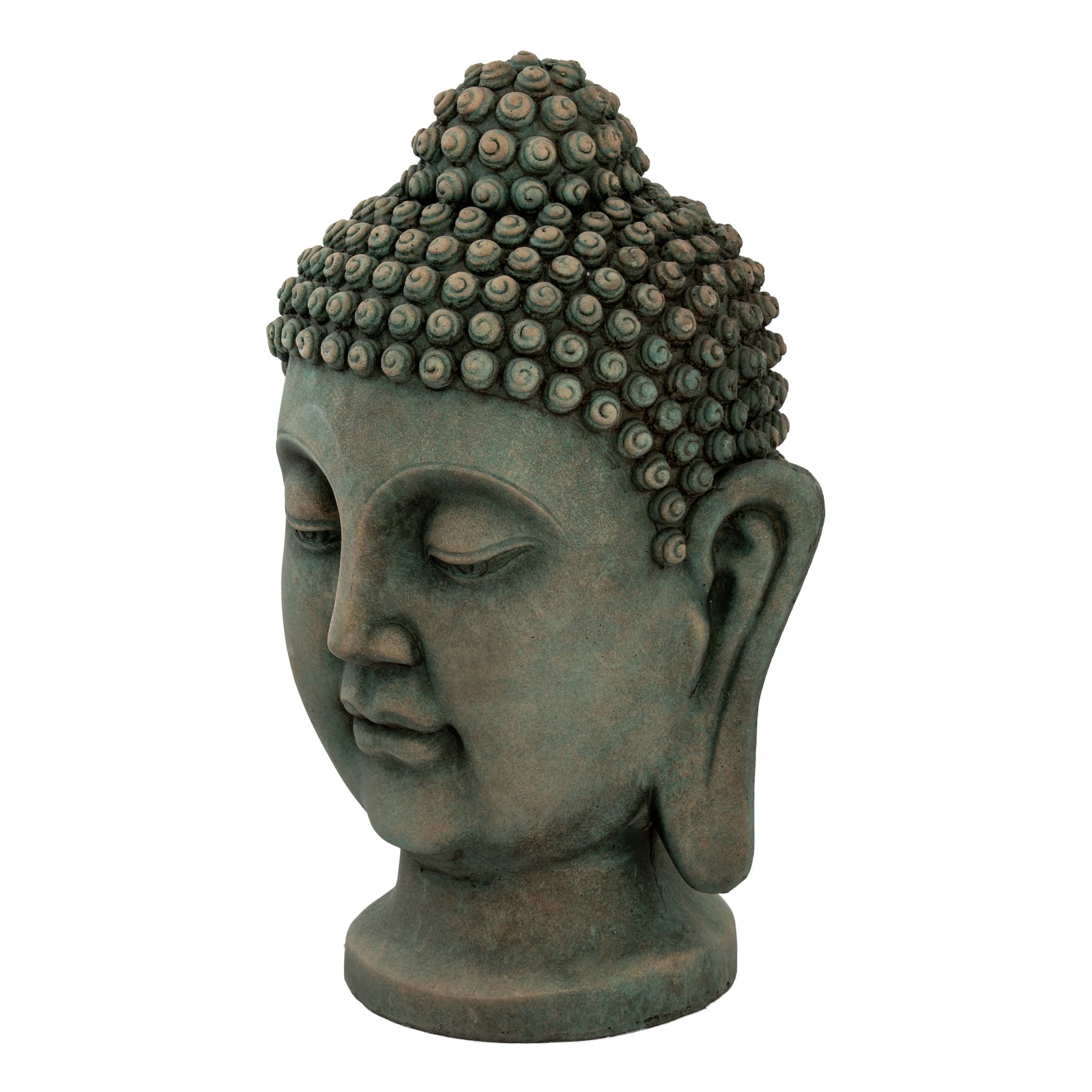 Verdan Buddha Head - Indoor Planters from the Quanta Home collection.