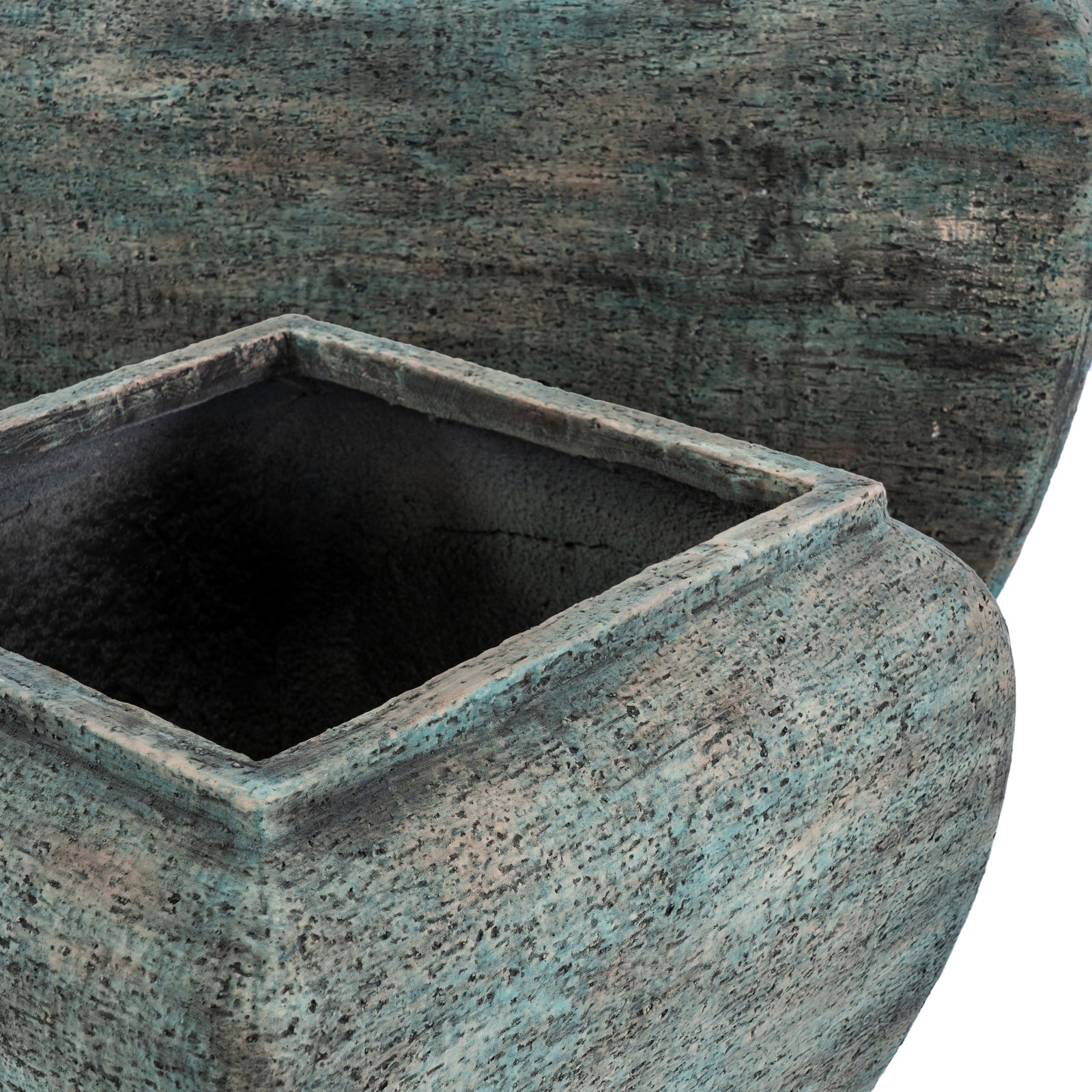 Verdan Square Drum Set Of 2 Planters - Indoor Planters from the Quanta Home collection.