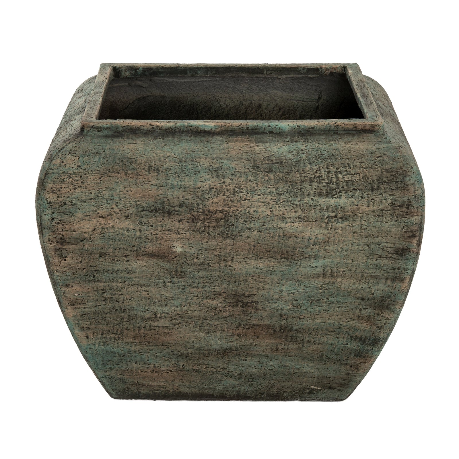 Verdan Square Drum Set Of 2 Planters - Indoor Planters from the Quanta Home collection.