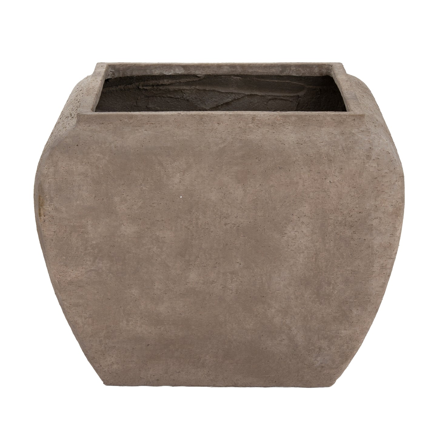 Umber Square Drum Set Of 2 Planters - Indoor Planters from the Quanta Home collection.