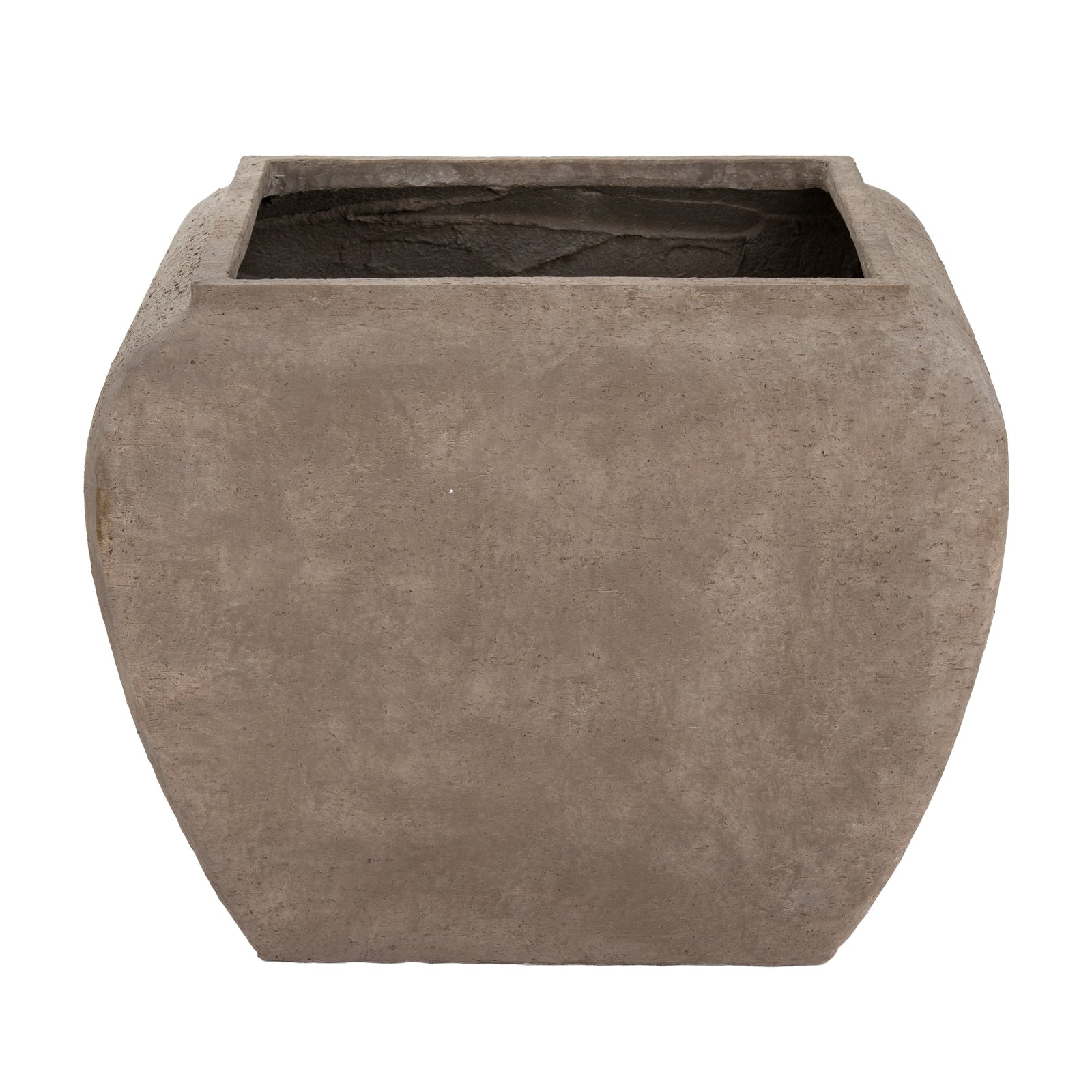 Umber Square Drum Set Of 2 Planters - Indoor Planters from the Quanta Home collection.