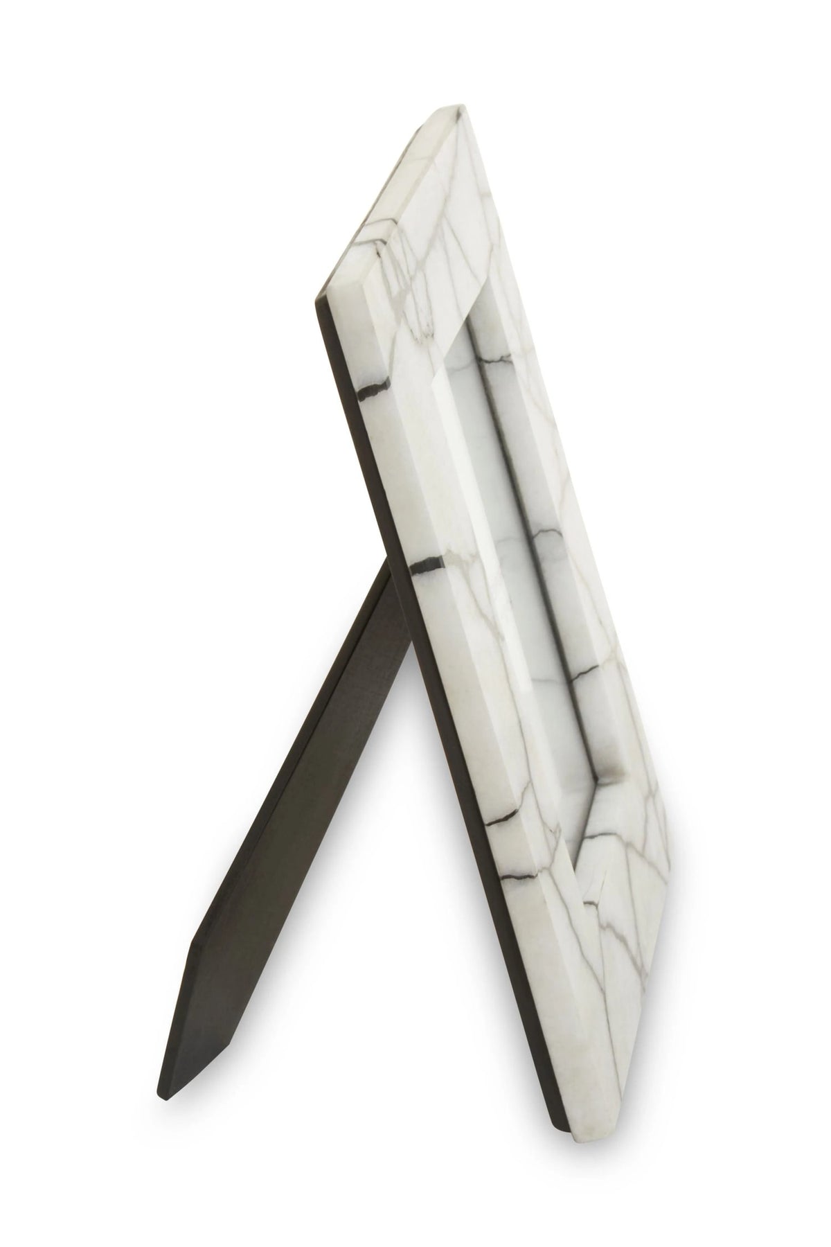 Marmont White and Black Marble 5In X 7In Large Photo Frame