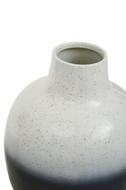 Arbor Small Black And White Ombre Vase