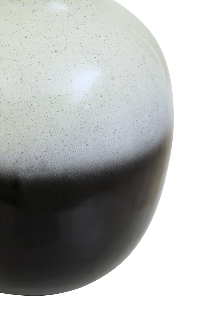 Arbor Large Black And White Ombre Vase