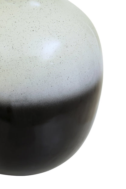 Arbor Large Black And White Ombre Vase