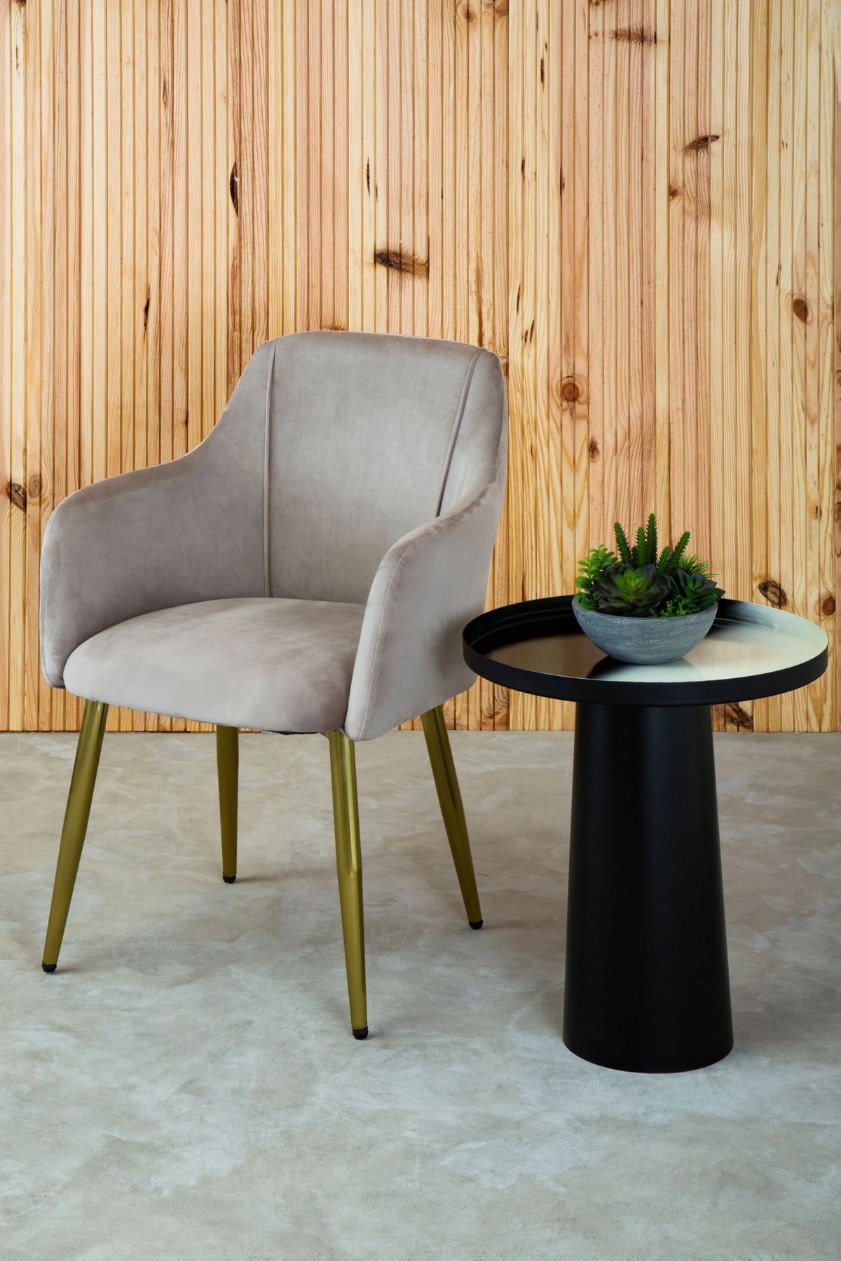 Arbor Black And White Ombre Side Table
