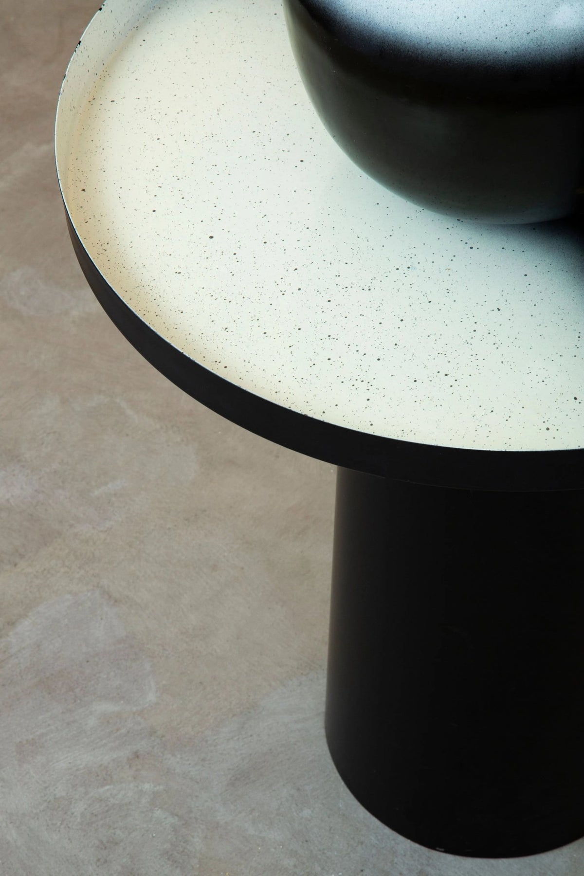 Arbor Black And White Ombre Side Table