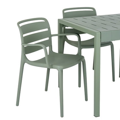 Cube French Grey Table - 15.8000