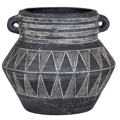 Etched Collection Tall Pot With Handle