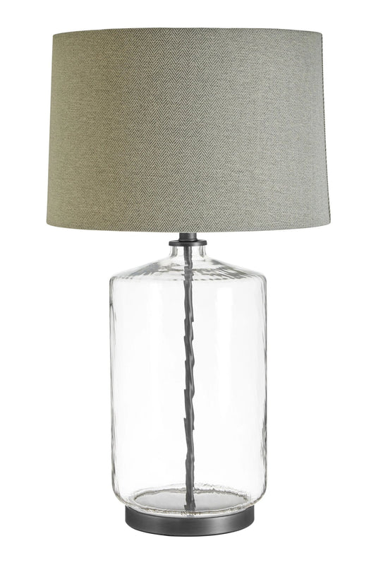 Concord Table Lamp With Grey And Black Shade
