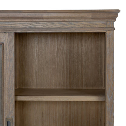 Delphine Collection Sliding Glass Dresser Top