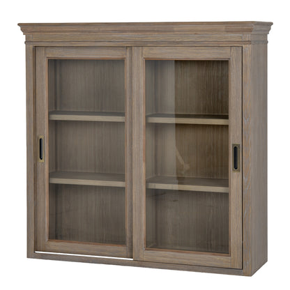 Delphine Collection Sliding Glass Dresser Top