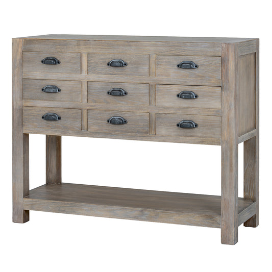 Haldon Collection 9 Drawer Chest With Shelf