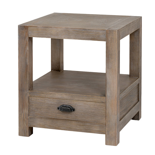 Haldon Collection 1 Drawer Side Table With Shelf