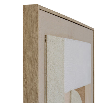 Lumera Linen Textured Canvas in Frame