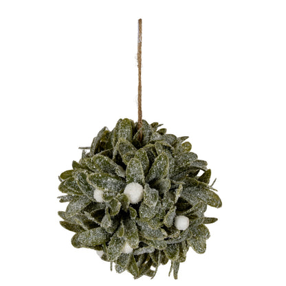 Frosted Mistletoe Ball Decoration - 0.0700