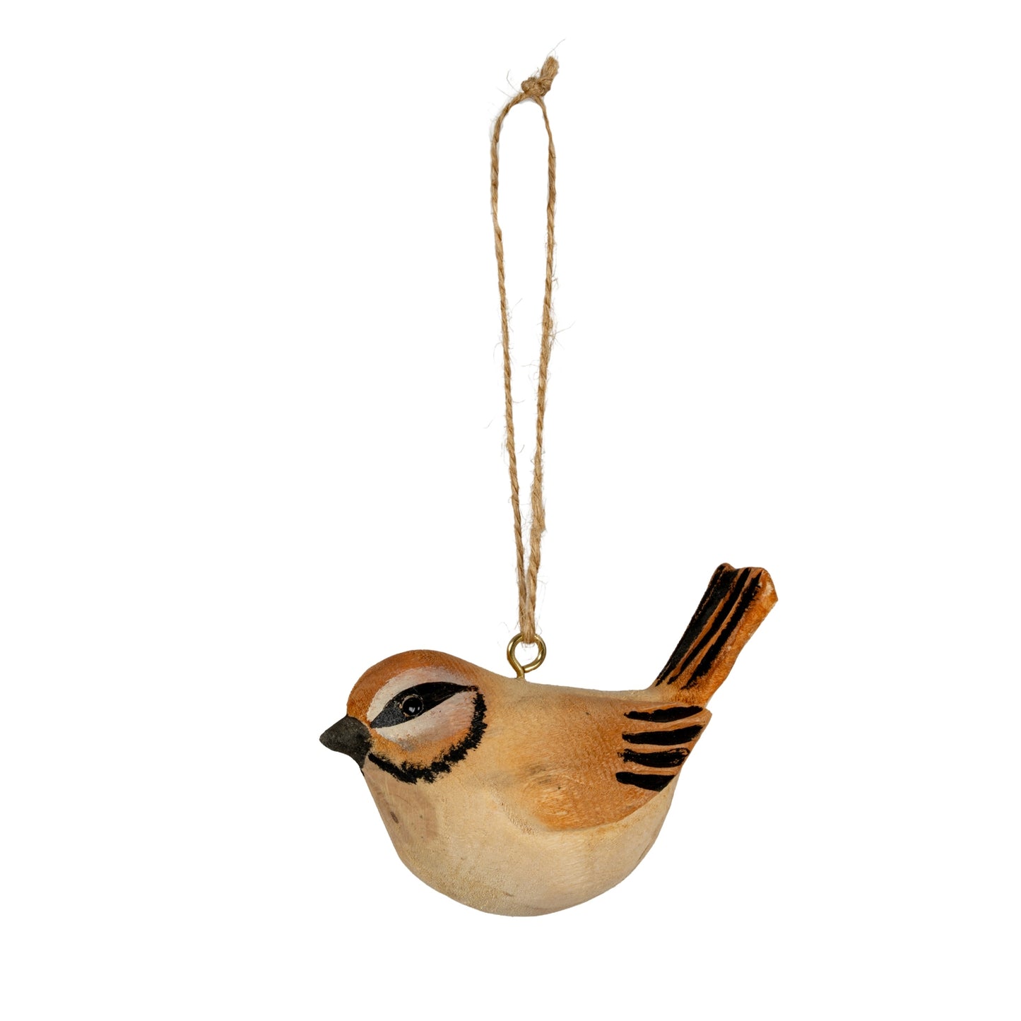 Wooden Tawny Bird Decoration - 0.0300