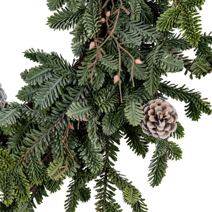 Woodland Pine Wreath With Pinecones - 2.6500