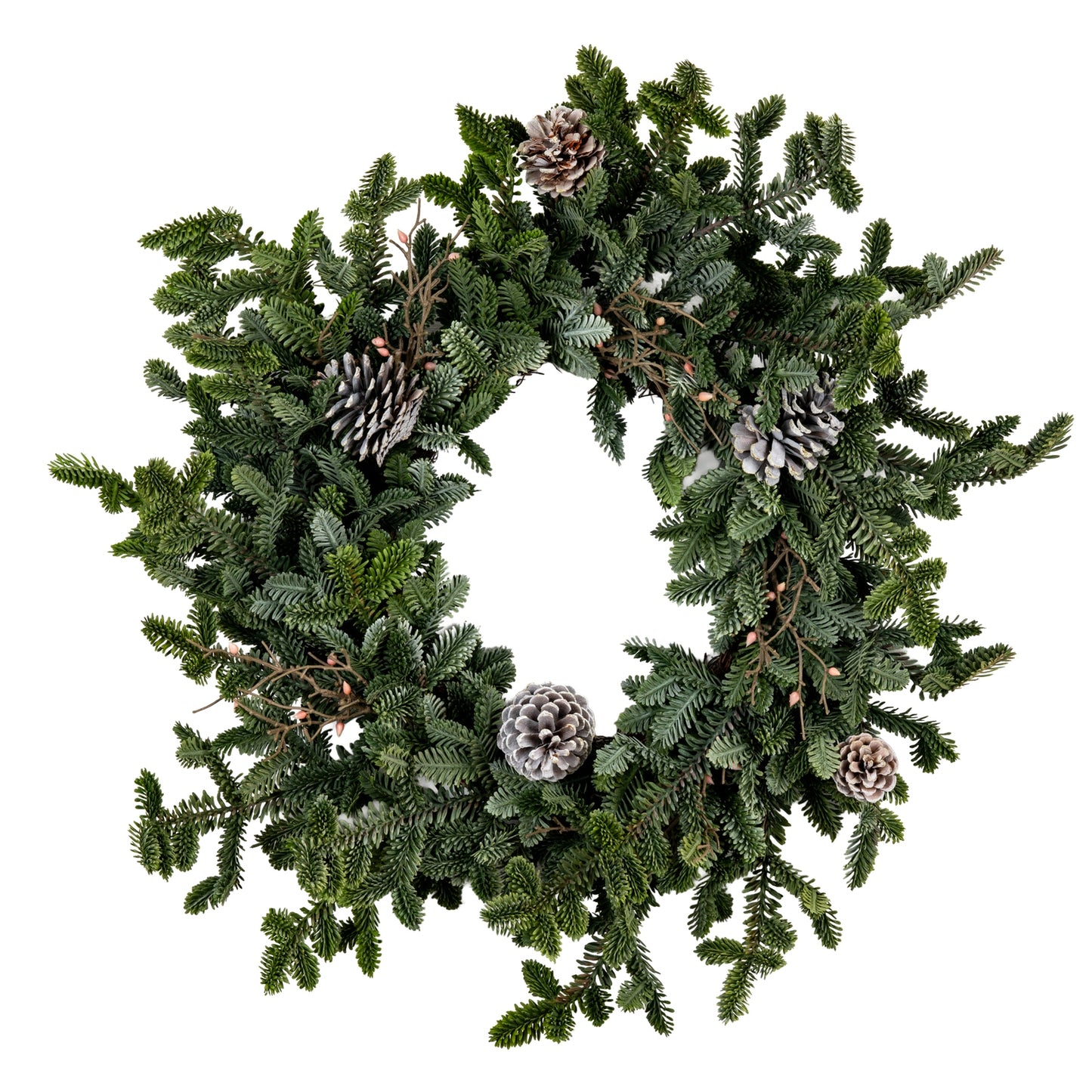 Woodland Pine Wreath With Pinecones - 2.6500
