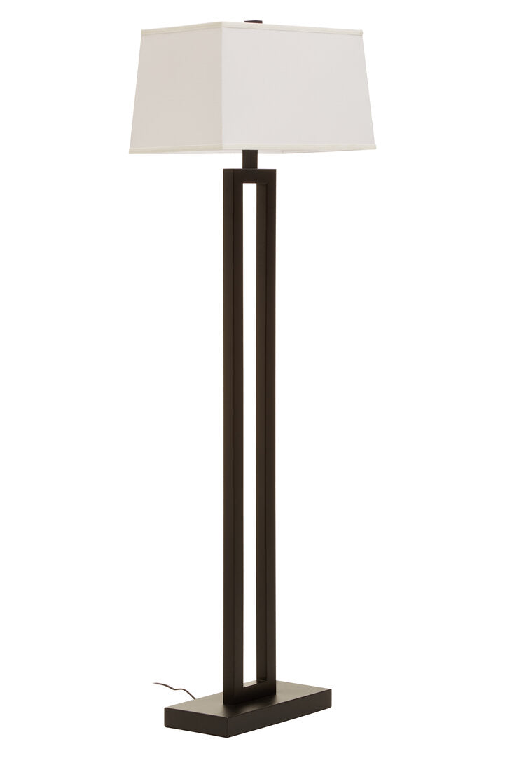Luma Black and White Floor Lamp