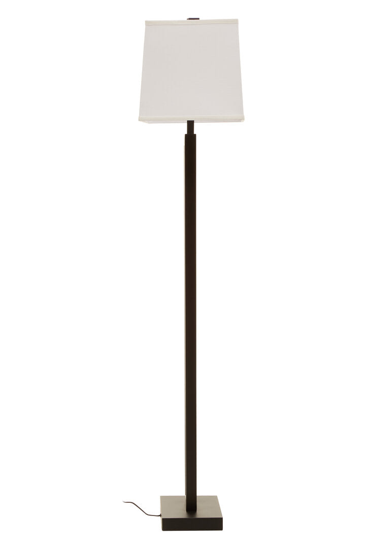 Luma Black and White Floor Lamp