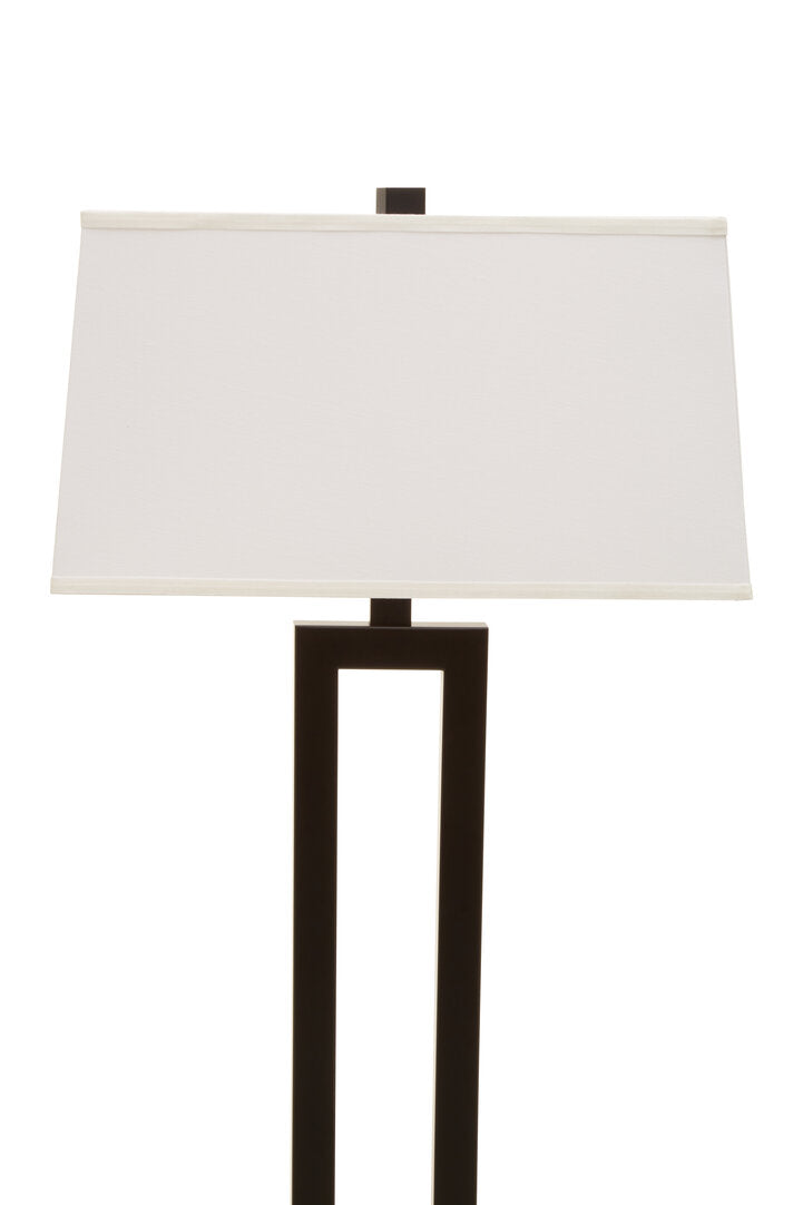 Luma Black and White Floor Lamp